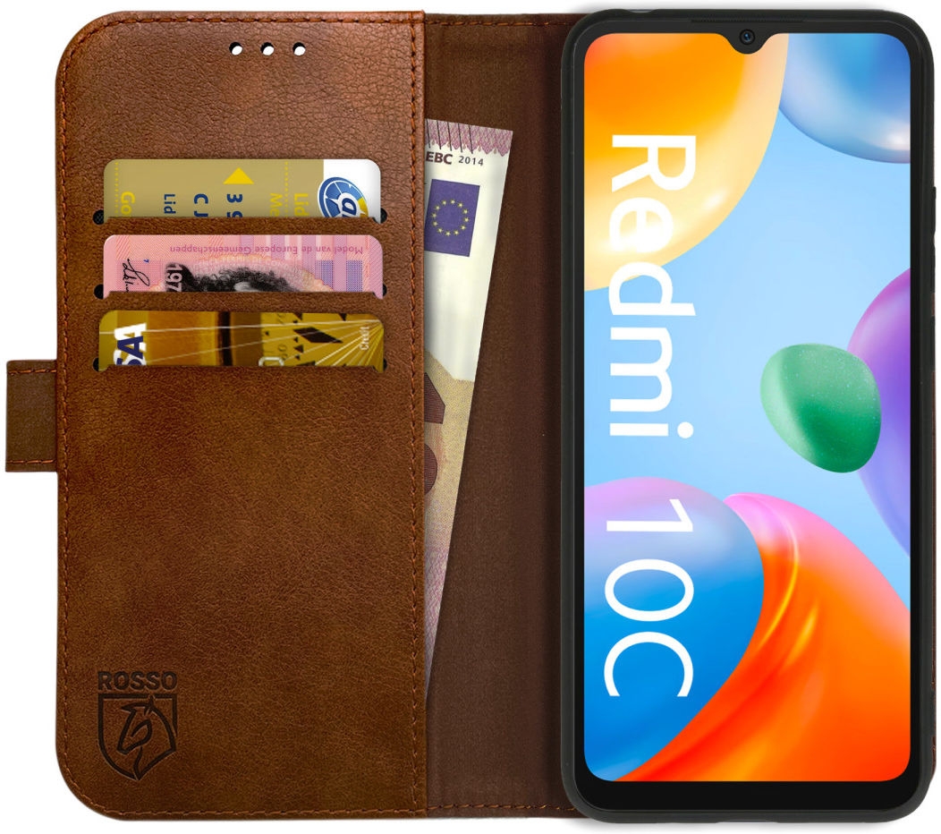 rosso-element-pu-thiki-portofoli-xiaomi-redmi-10-c-brown