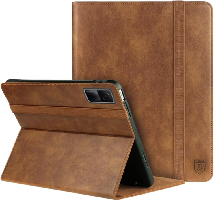Rosso Element PU Θήκη Xiaomi Redmi Pad SE 11.0'' με Υποδοχή για Γραφίδα - Brown