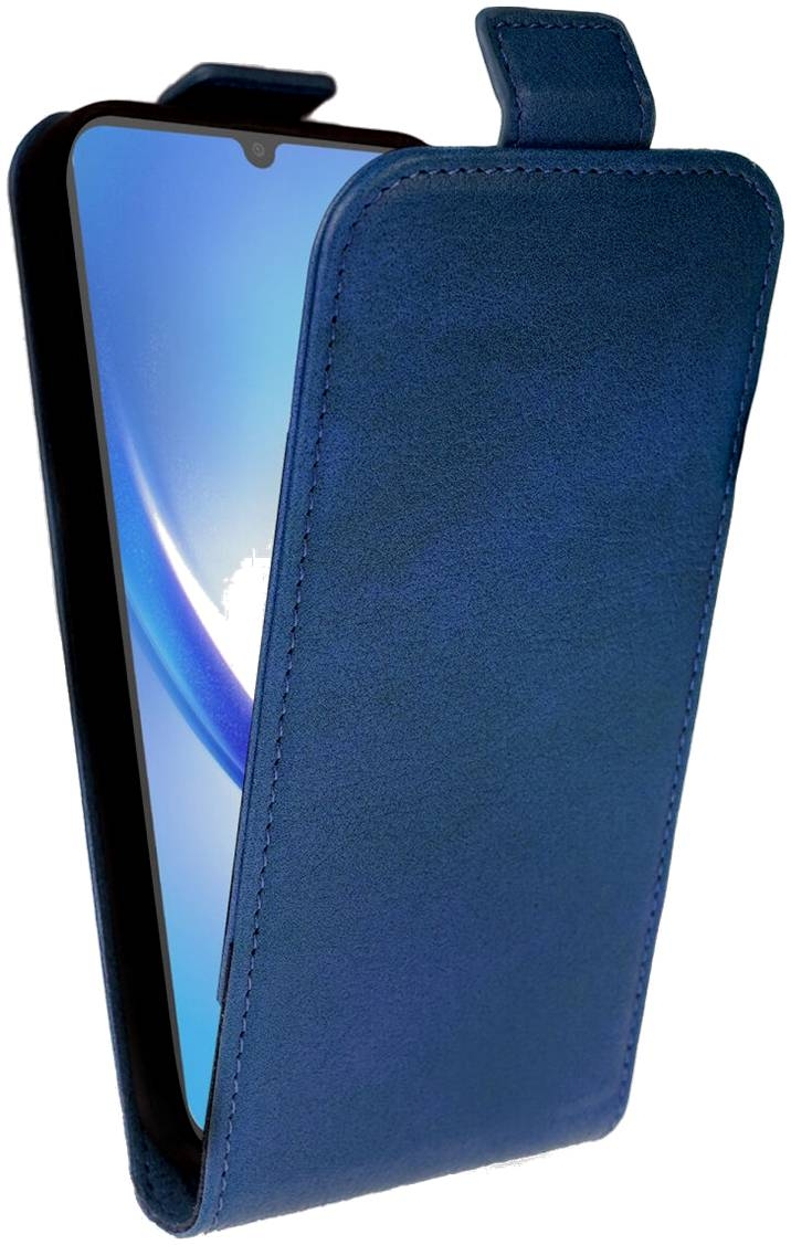 Rosso Element Vertical Flip Case - Flip Θήκη Πορτοφόλι Samsung Galaxy A34 - Blue