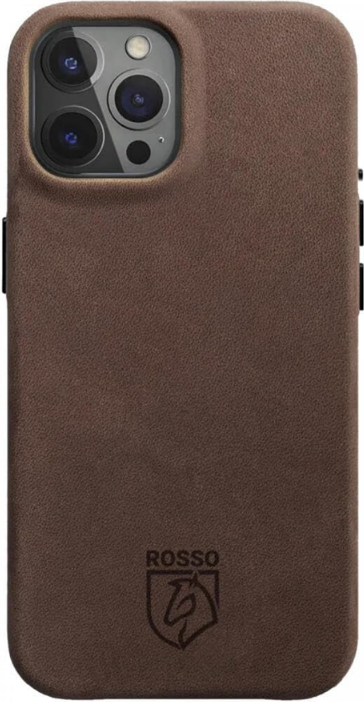 Rosso Elite Back Cover - Δερμάτινη Θήκη MagSafe - Apple iPhone 15 Pro Max - Brown