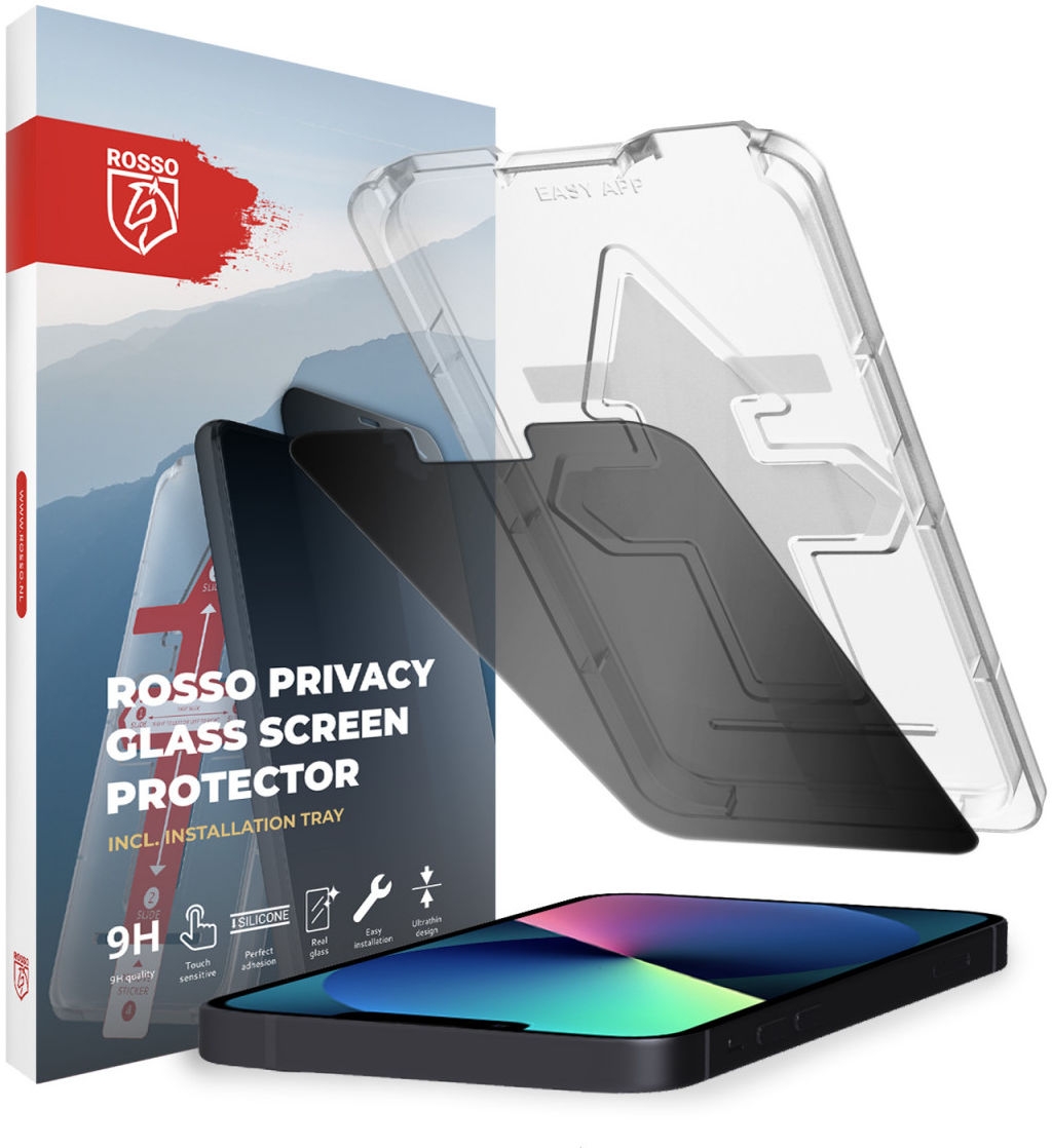 Rosso Privacy Tempered Glass - Αντιχαρακτικό Γυαλί Προστασίας Απορρήτου Οθόνης Apple iPhone 13 / 13 Pro