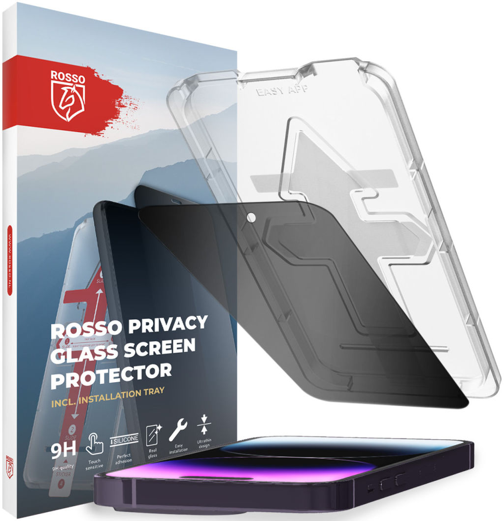 Rosso Privacy Tempered Glass - Αντιχαρακτικό Γυαλί Προστασίας Απορρήτου Οθόνης Apple iPhone 14 Pro