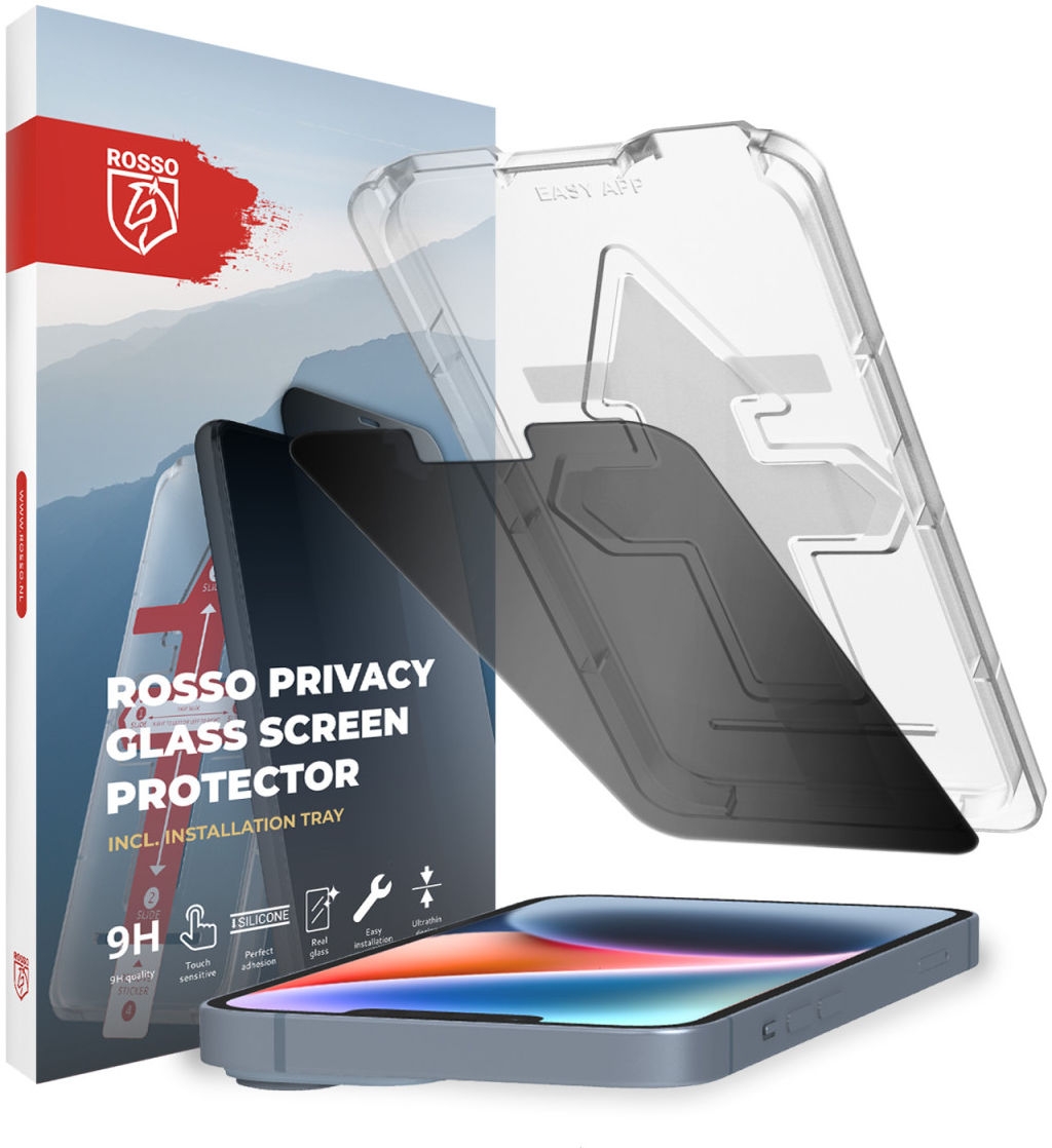 Rosso Privacy Tempered Glass - Αντιχαρακτικό Γυαλί Προστασίας Απορρήτου Οθόνης Apple iPhone 14