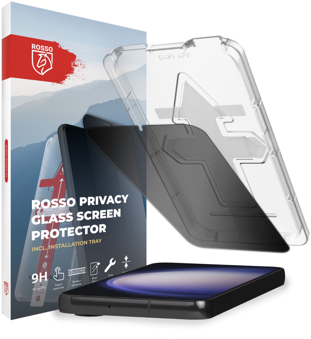 Rosso Privacy Tempered Glass - Αντιχαρακτικό Γυαλί Προστασίας Απορρήτου Οθόνης Samsung Galaxy S23