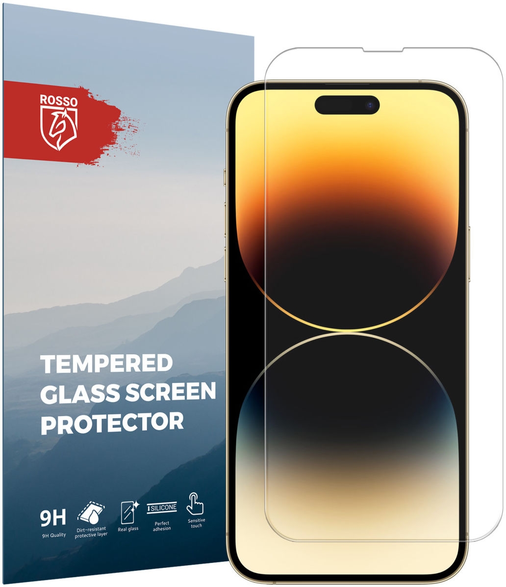 Rosso Tempered Glass - Αντιχαρακτικό Προστατευτικό Γυαλί Οθόνης Apple iPhone 14 Pro Max - Clear