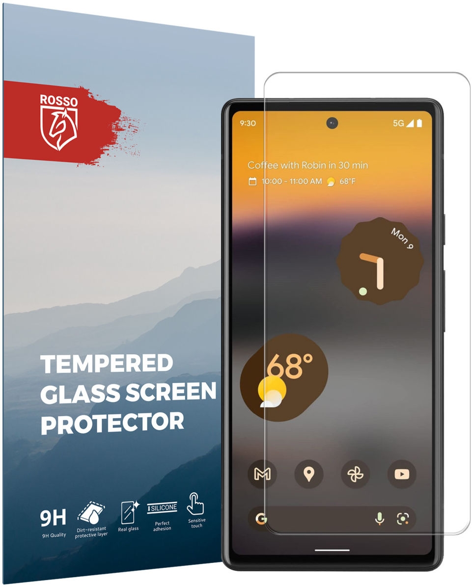 Rosso Tempered Glass - Αντιχαρακτικό Προστατευτικό Γυαλί Οθόνης Google Pixel 6a - Clear