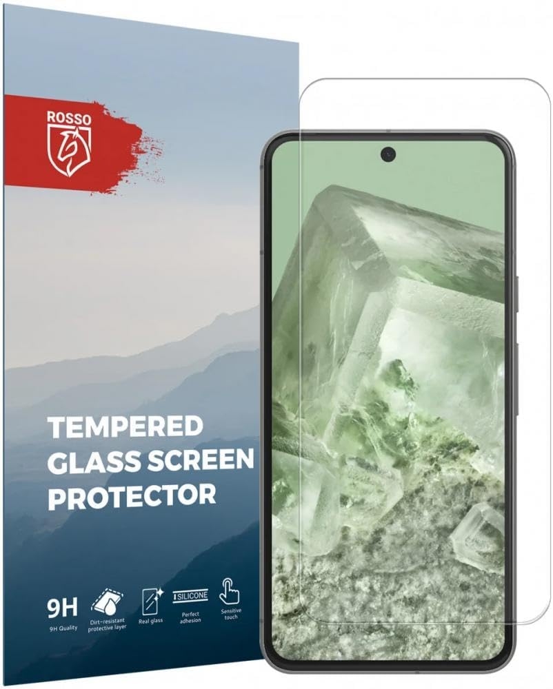 Rosso Tempered Glass - Αντιχαρακτικό Προστατευτικό Γυαλί Οθόνης Google Pixel 8 - Clear