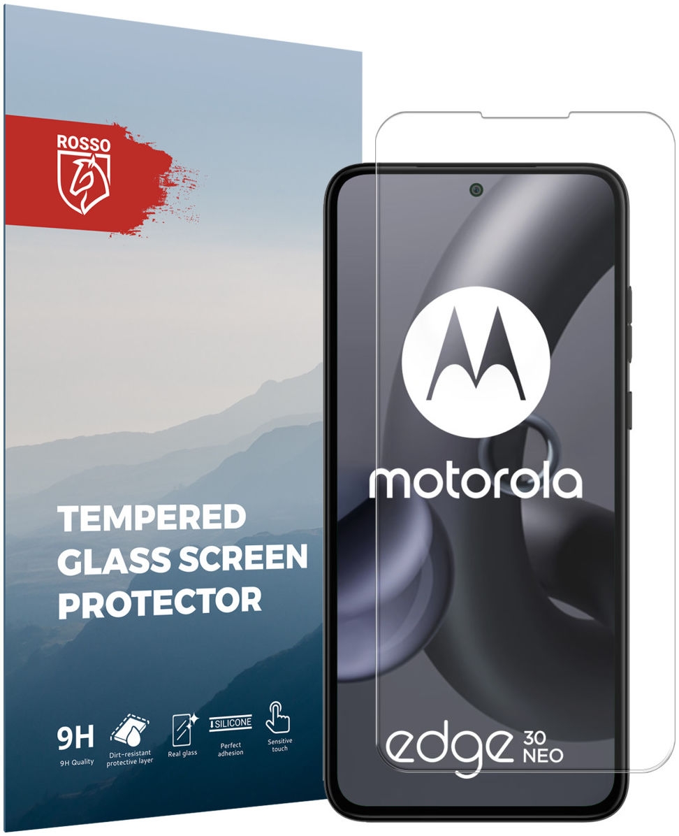 Rosso Tempered Glass - Αντιχαρακτικό Προστατευτικό Γυαλί Οθόνης Motorola Edge 30 Neo - Clear