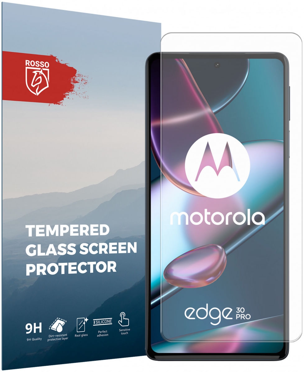 Rosso Tempered Glass - Αντιχαρακτικό Προστατευτικό Γυαλί Οθόνης Motorola Edge 30 Pro - Clear