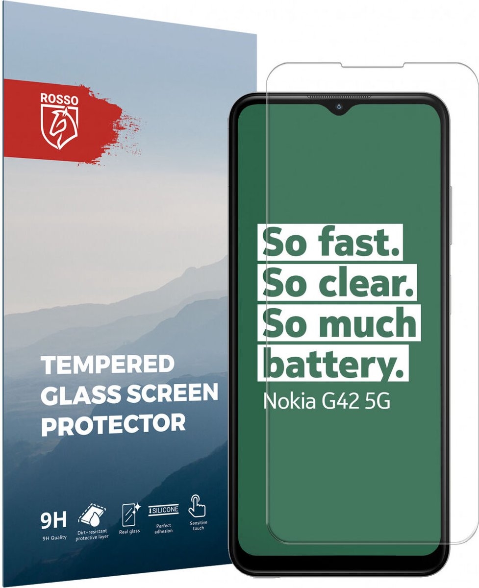 Rosso Tempered Glass - Αντιχαρακτικό Προστατευτικό Γυαλί Οθόνης Nokia G42 - Clear