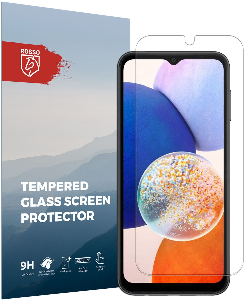Rosso Tempered Glass - Αντιχαρακτικό Προστατευτικό Γυαλί Οθόνης Samsung Galaxy A14 - Clear