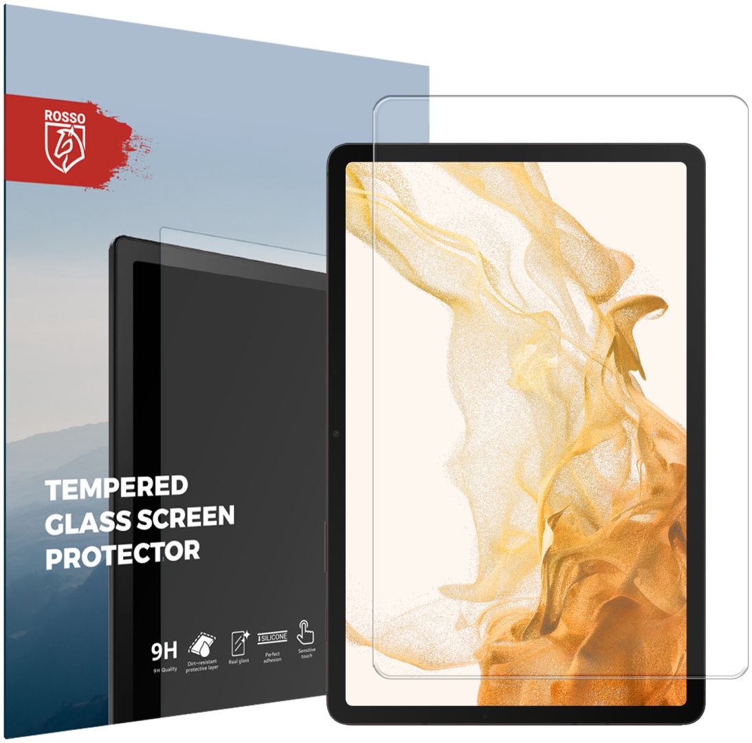 Rosso Tempered Glass - Αντιχαρακτικό Προστατευτικό Γυαλί Οθόνης Samsung Galaxy Tab S8 Plus / S7 Plus 12.4" - Clear