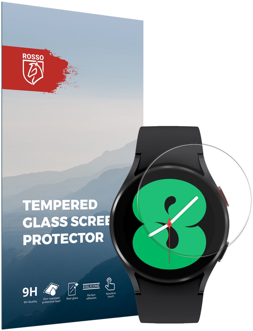 Rosso Tempered Glass - Αντιχαρακτικό Προστατευτικό Γυαλί Οθόνης Samsung Galaxy Watch 4 40mm - Clear