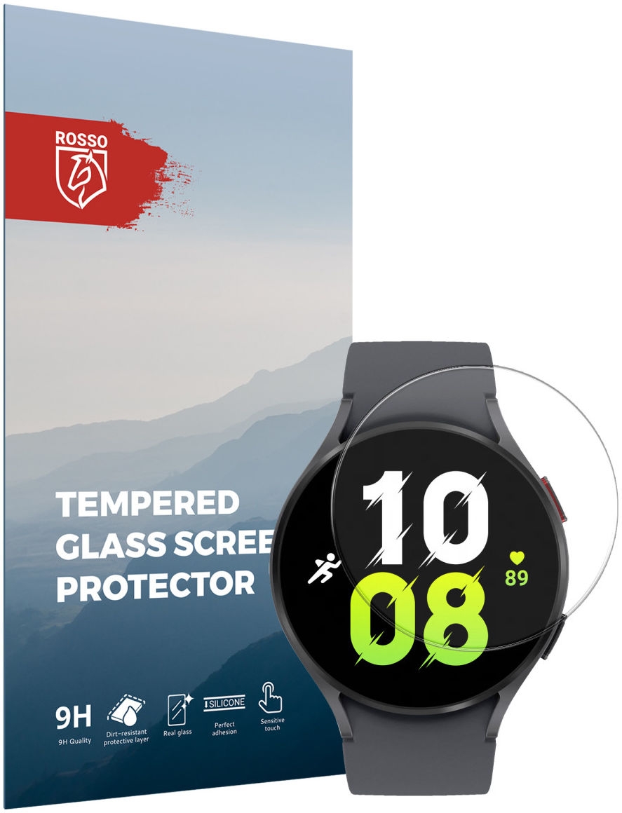Rosso Tempered Glass - Αντιχαρακτικό Προστατευτικό Γυαλί Οθόνης Samsung Galaxy Watch 5 44mm - Clear