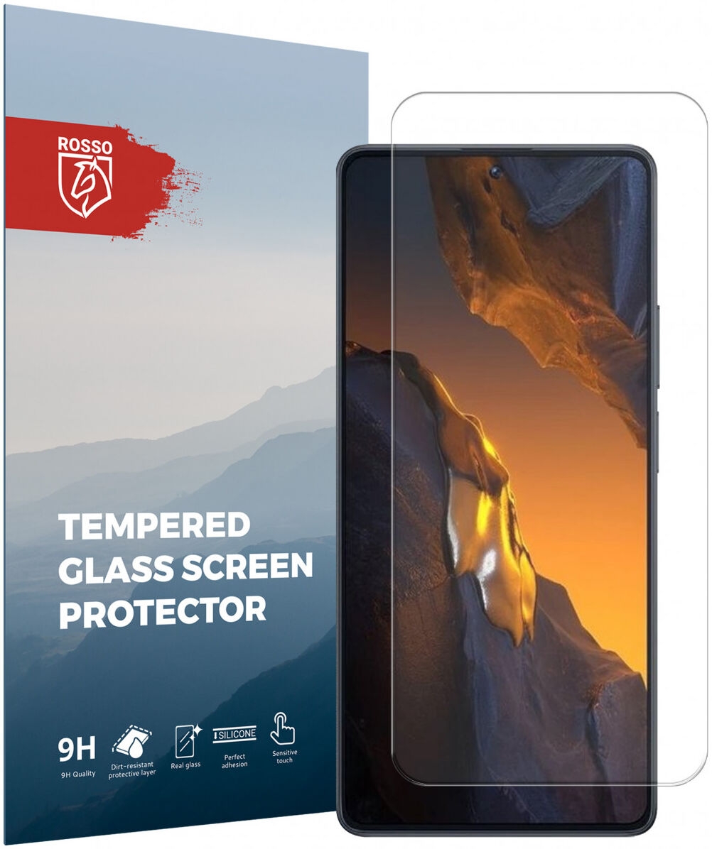 Rosso Tempered Glass - Αντιχαρακτικό Προστατευτικό Γυαλί Οθόνης Xiaomi Poco F5 - Clear