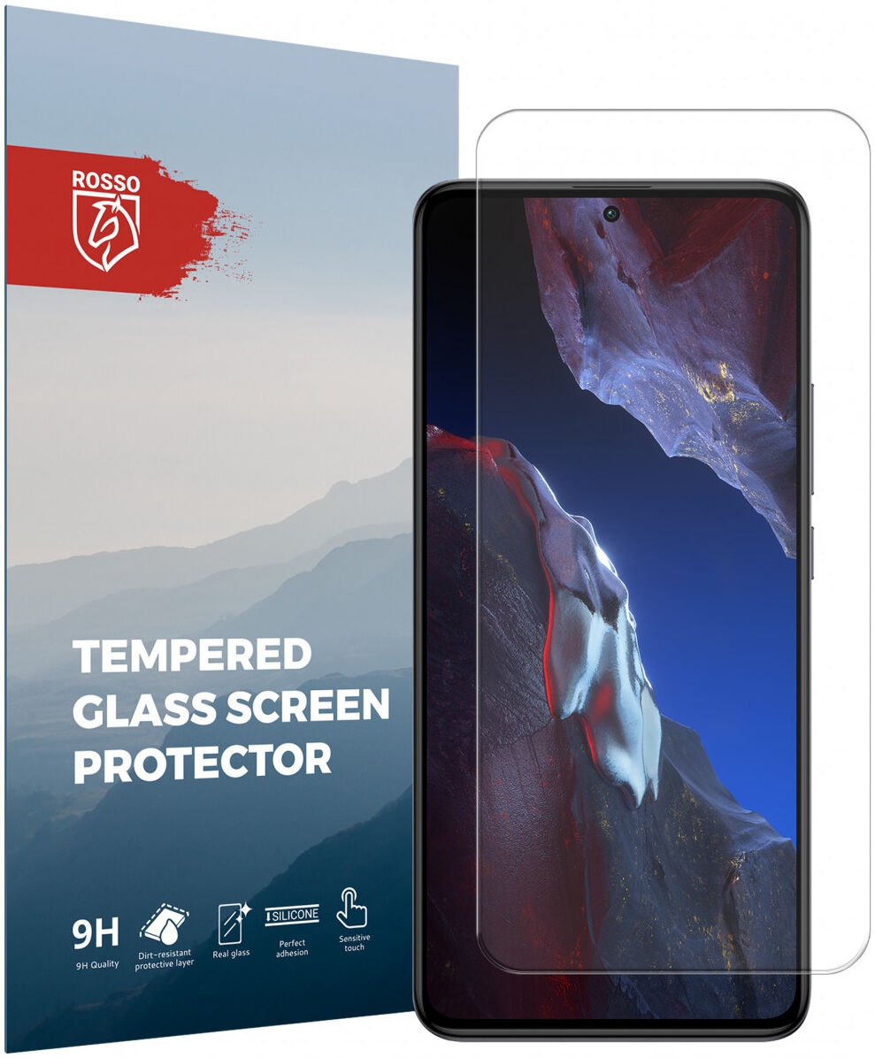Rosso Tempered Glass - Αντιχαρακτικό Προστατευτικό Γυαλί Οθόνης Xiaomi Poco F5 Pro - Clear