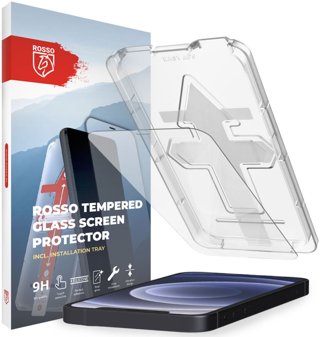 Rosso Tempered Glass - Αντιχαρακτικό Προστατευτικό Γυαλί Οθόνης Apple iPhone 12 / 12 Pro
