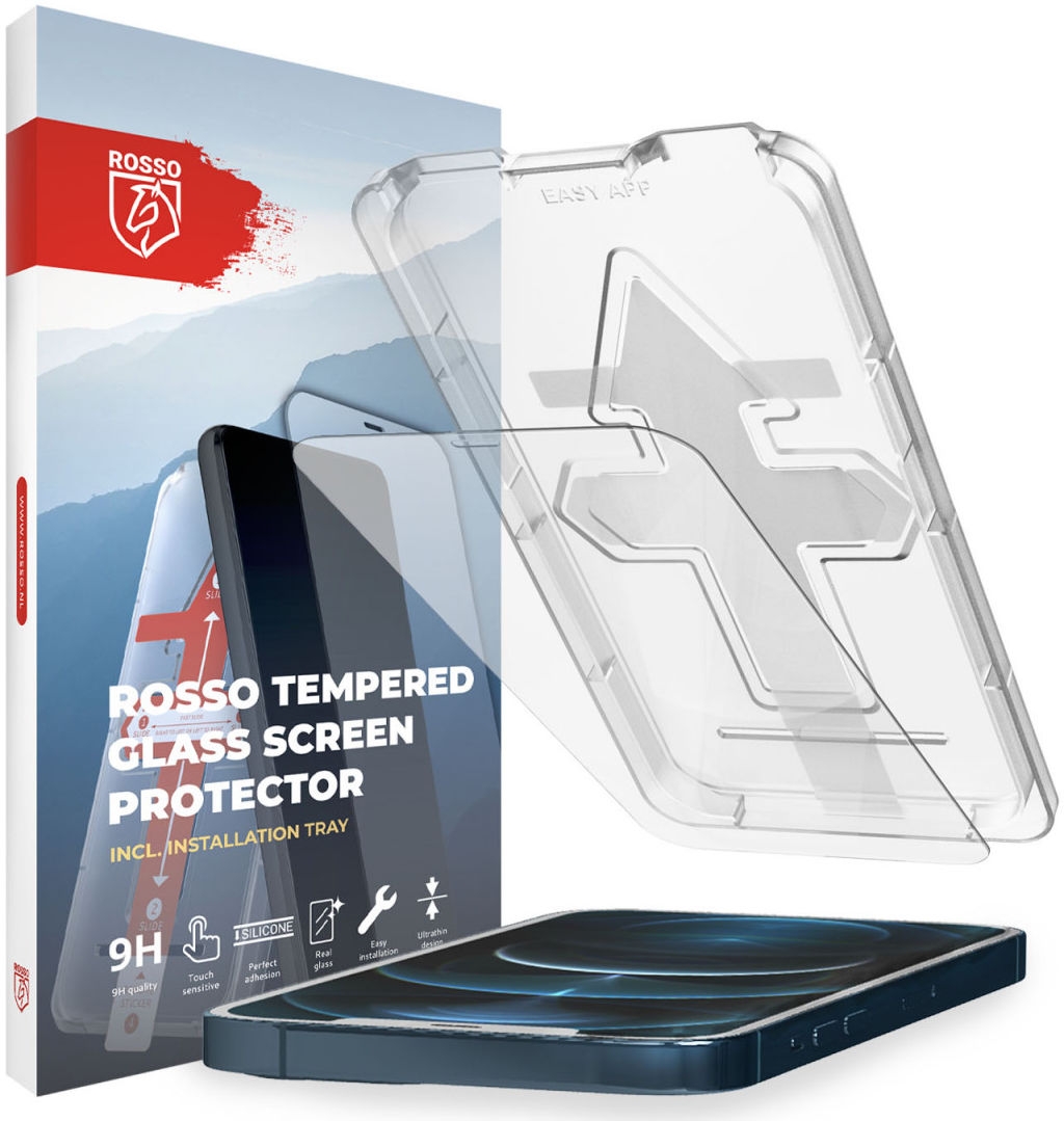 Rosso Tempered Glass - Αντιχαρακτικό Προστατευτικό Γυαλί Οθόνης Apple iPhone 12 Pro Max