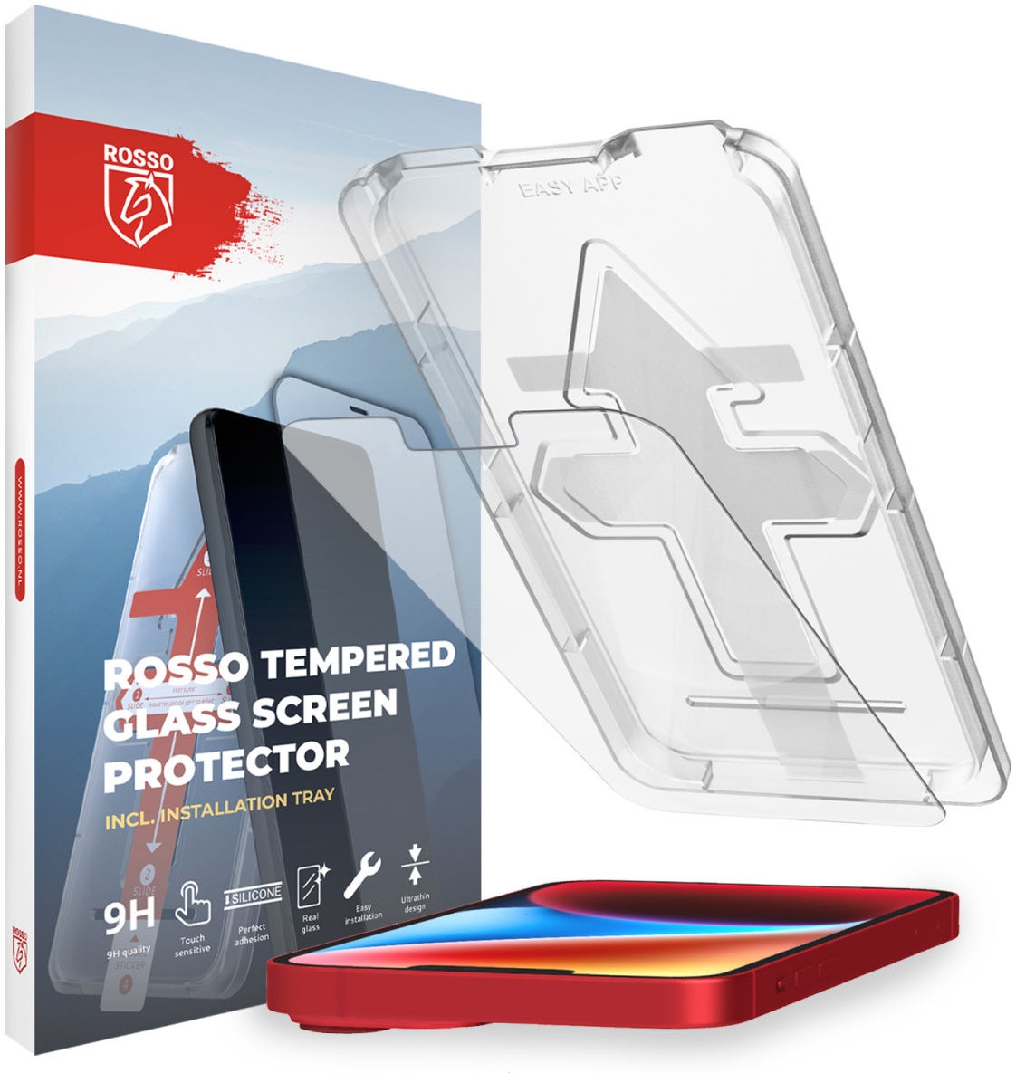 Rosso Tempered Glass - Αντιχαρακτικό Προστατευτικό Γυαλί Οθόνης Apple iPhone 14 Plus (8719246369742)