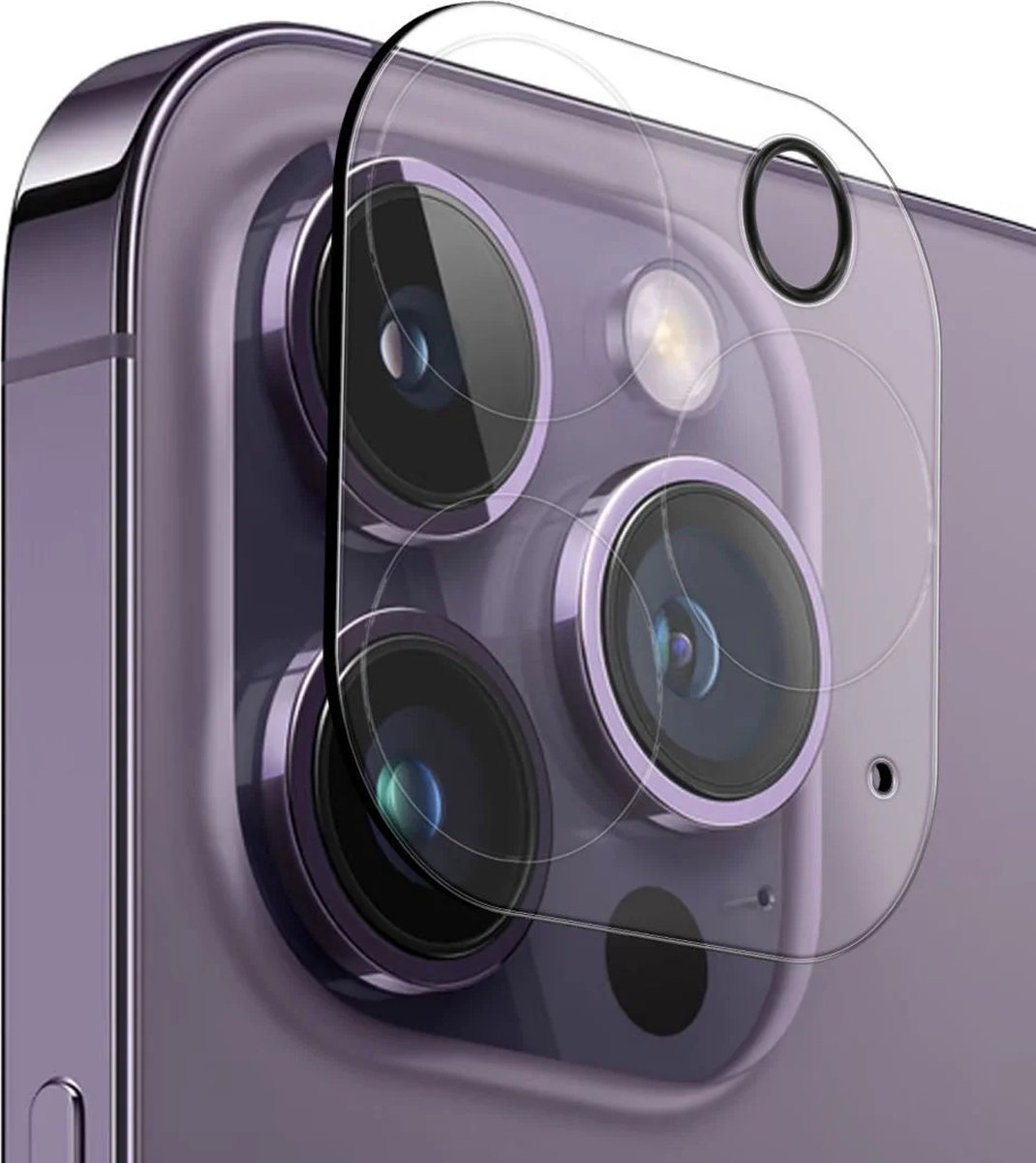Rosso Tempered Glass Camera Lens Protector - Αντιχαρακτικό Προστατευτικό Γυαλί για Φακό Κάμερας - Apple iPhone 15 Pro / 15 Pro Max - Transparent