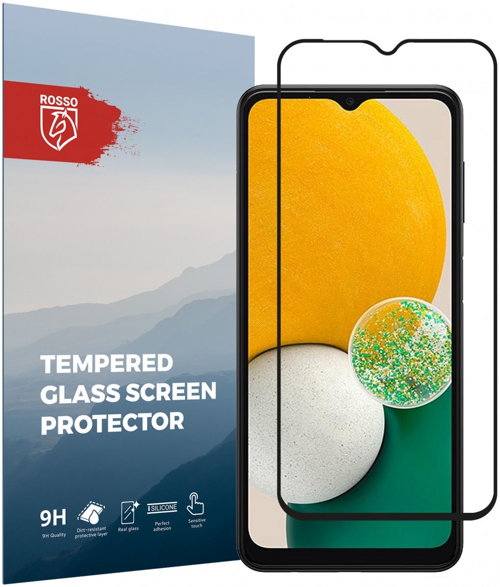 Rosso Tempered Glass - FullFace Αντιχαρακτικό Προστατευτικό Γυαλί Οθόνης Samsung Galaxy A13 5G - Black