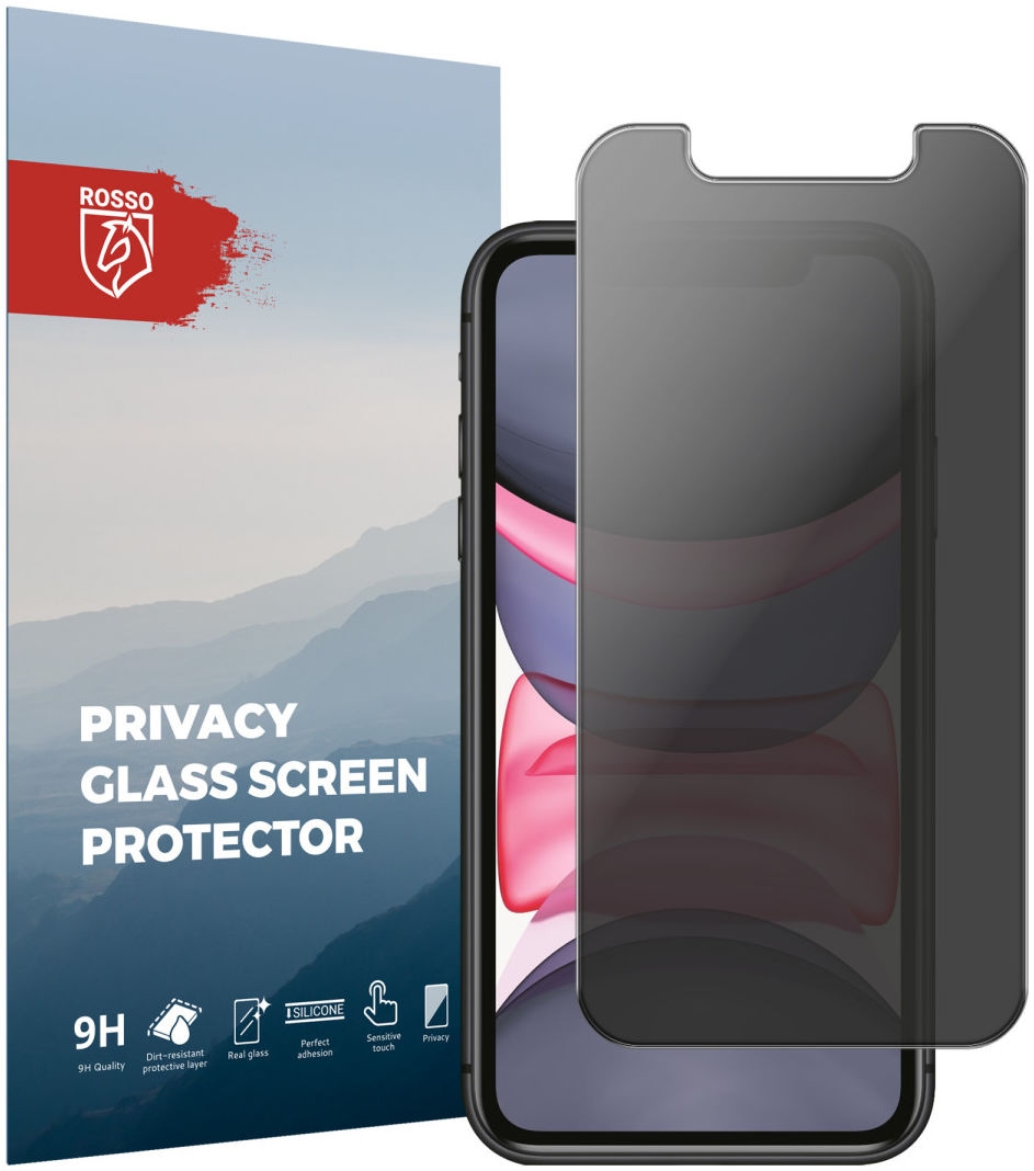 Rosso Tempered Glass Privacy - Αντιχαρακτικό Γυαλί Προστασίας Απορρήτου Οθόνης Apple iPhone 11 / XR
