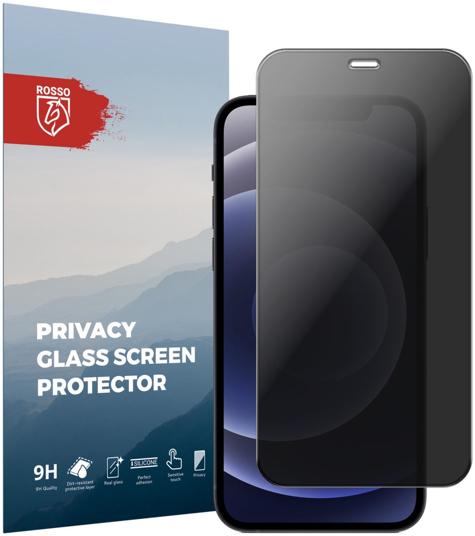 Rosso Tempered Glass Privacy - Αντιχαρακτικό Γυαλί Προστασίας Απορρήτου Οθόνης Apple iPhone 12 / 12 Pro