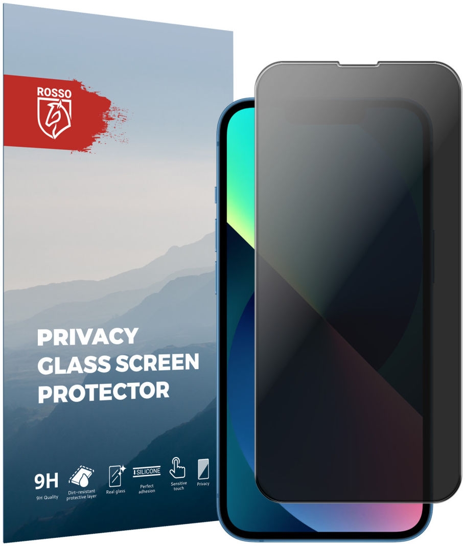 Rosso Tempered Glass Privacy - Αντιχαρακτικό Γυαλί Προστασίας Απορρήτου Οθόνης Apple iPhone 13 / 13 Pro