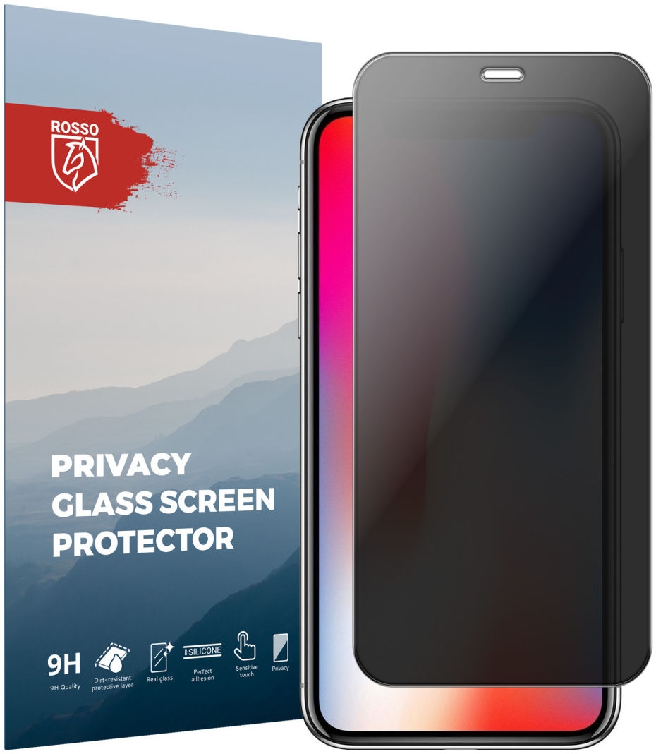 Rosso Tempered Glass Privacy - Αντιχαρακτικό Γυαλί Προστασίας Απορρήτου Οθόνης Apple iPhone X / XS