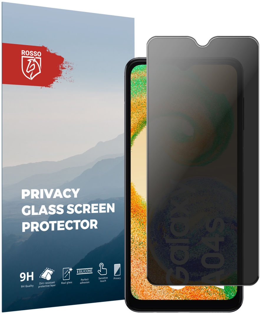 Rosso Tempered Glass Privacy - Αντιχαρακτικό Γυαλί Προστασίας Απορρήτου Οθόνης Samsung Galaxy A04 (8719246378065)