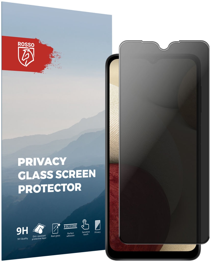 Rosso Tempered Glass Privacy - Αντιχαρακτικό Γυαλί Προστασίας Απορρήτου Οθόνης Samsung Galaxy A12