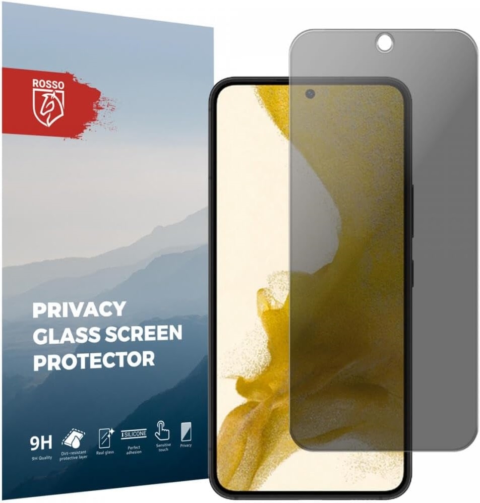 Rosso Tempered Glass Privacy - Αντιχαρακτικό Γυαλί Προστασίας Απορρήτου Οθόνης Samsung Galaxy S22 5G