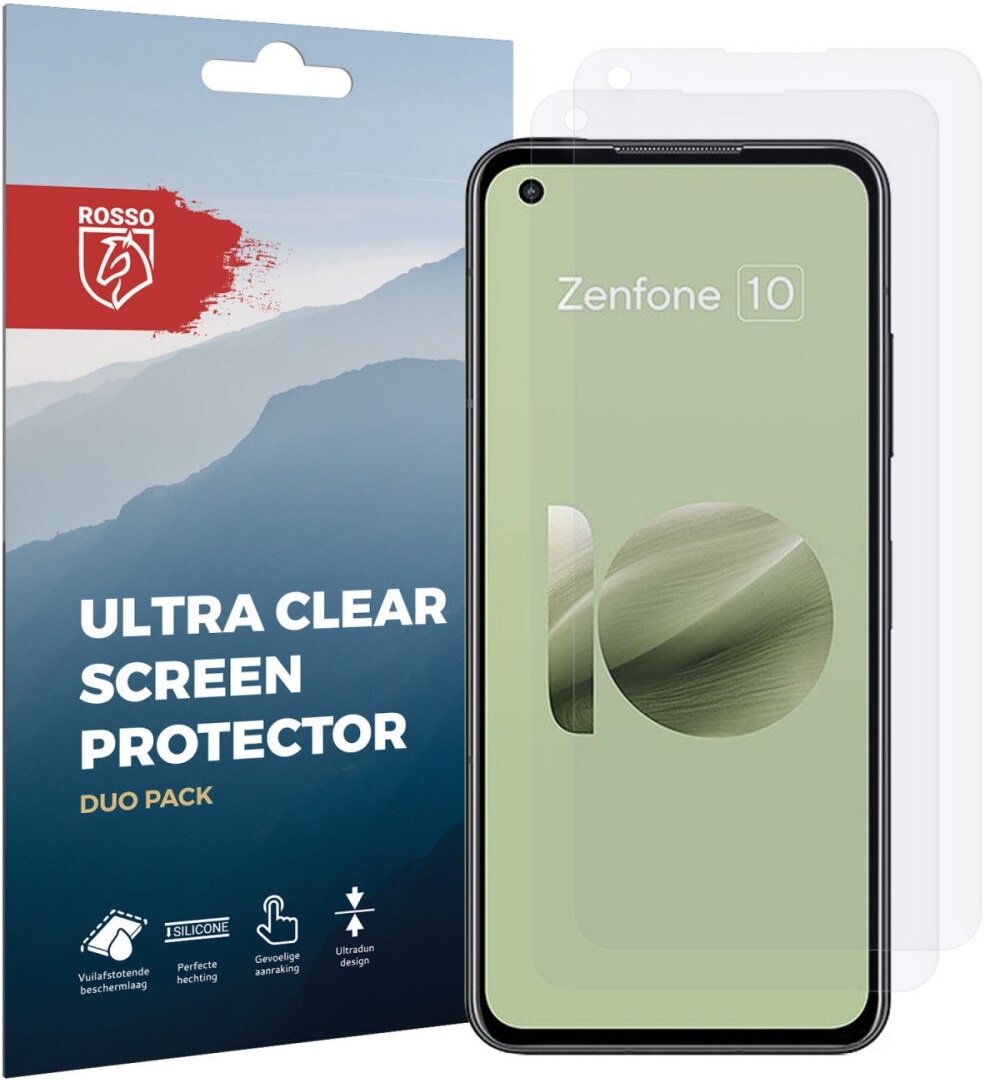 Rosso Ultra Clear Screen Protector - Μεμβράνη Προστασίας Οθόνης - Asus Zenfone 10 - 2 Τεμάχια