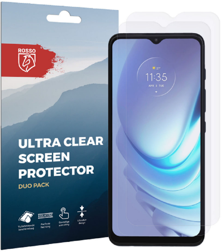 Rosso Ultra Clear Screen Protector - Μεμβράνη Προστασίας Οθόνης - Motorola Moto G50 5G - 2 Τεμάχια