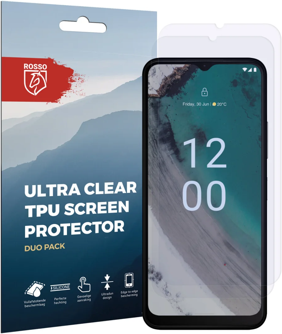 Rosso Ultra Clear Screen Protector - Μεμβράνη Προστασίας Οθόνης - Nokia C32 - 2 Τεμάχια