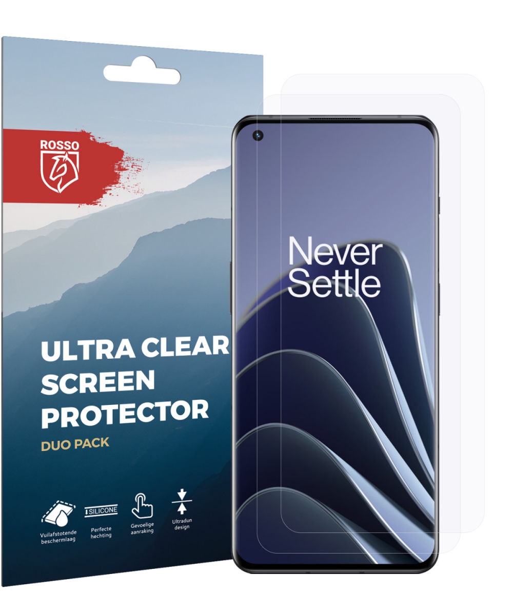 Rosso Ultra Clear Screen Protector - Μεμβράνη Προστασίας Οθόνης - OnePlus 10 Pro - 2 Τεμάχια