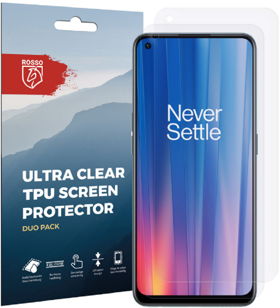 Rosso Ultra Clear Screen Protector - Μεμβράνη Προστασίας Οθόνης - OnePlus Nord CE 2 5G - 2 Τεμάχια