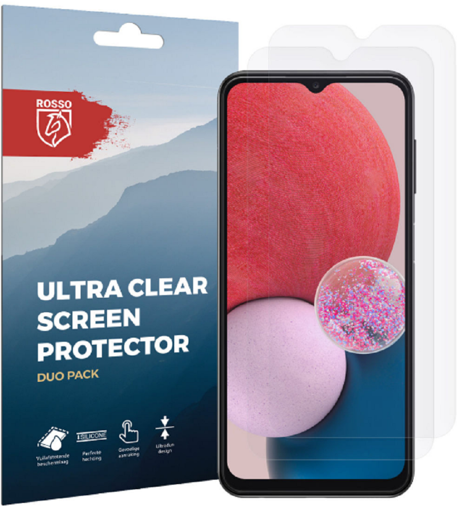Rosso Ultra Clear Screen Protector - Μεμβράνη Προστασίας Οθόνης - Samsung Galaxy A13 4G - 2 Τεμάχια