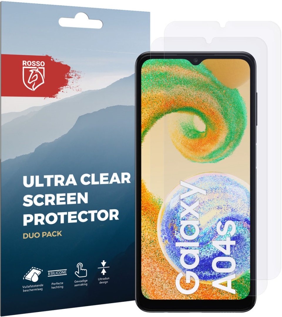 Rosso Ultra Clear Screen Protector - Μεμβράνη Προστασίας Οθόνης - Samsung Galaxy A04s - 2 Τεμάχια