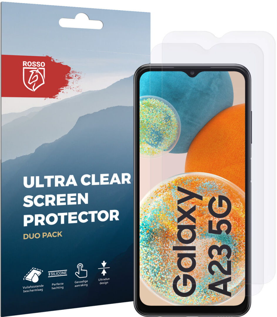 Rosso Ultra Clear Screen Protector - Μεμβράνη Προστασίας Οθόνης - Samsung Galaxy A23 / M23 - 2 Τεμάχια