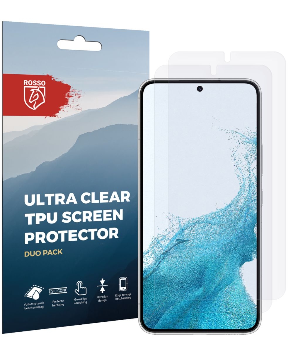 Rosso Ultra Clear Screen Protector - Μεμβράνη Προστασίας Οθόνης - Samsung Galaxy S22 5G - 2 Τεμάχια