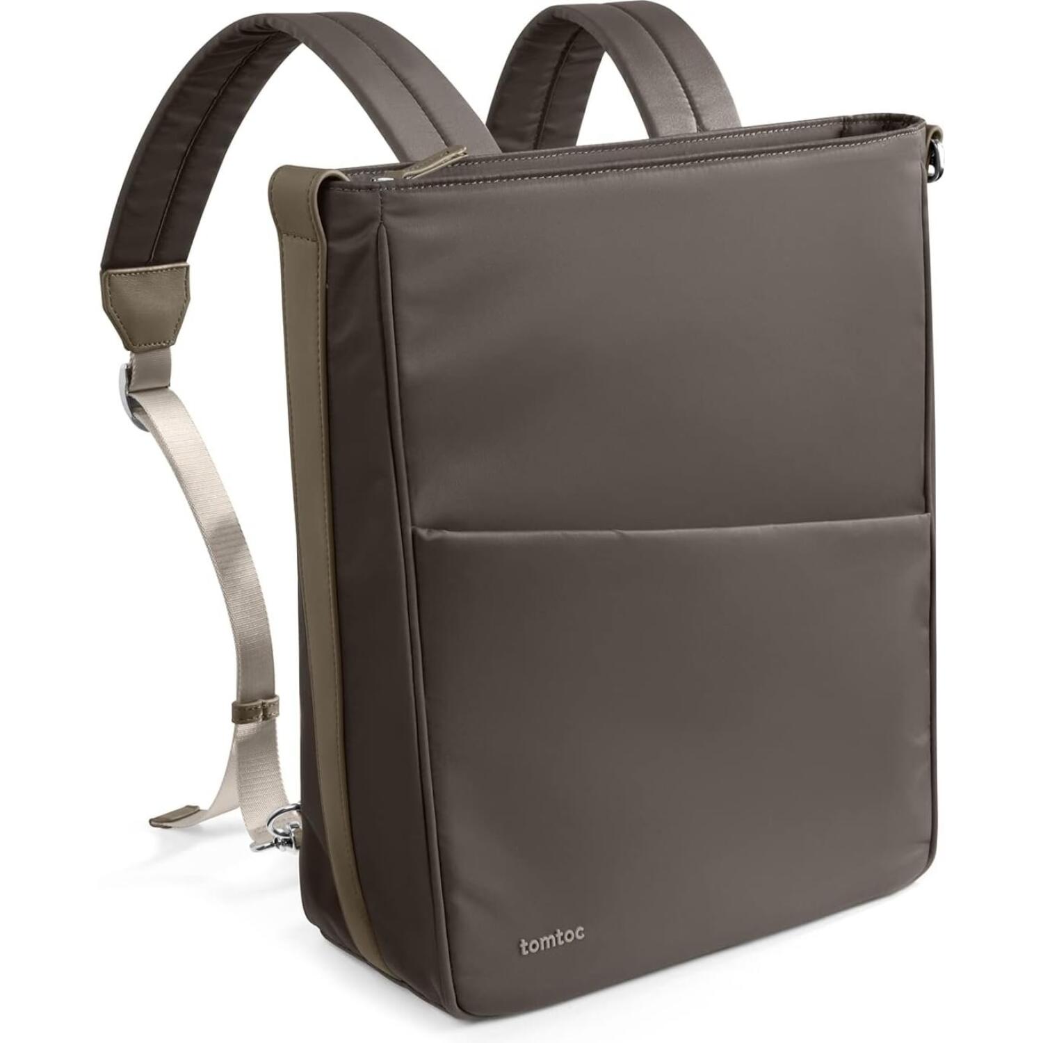 Σακίδιο Πλάτης / Backpack Tomtoc Tote Slash H63 Laptop Sling Bag Τσάντα Μεταφοράς Laptop έως 14" 12L Taupe