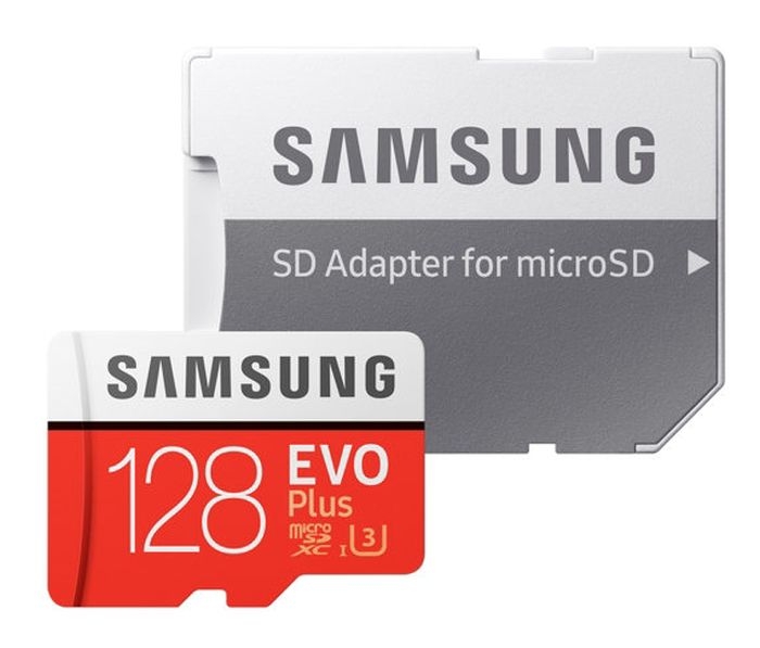 Samsung Κάρτα Μνήμης microSD EVO Plus 128GB Class 10 100MB/s UHS-I 