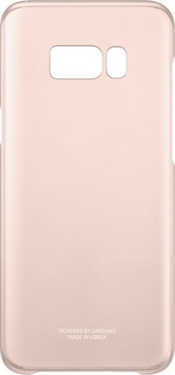 Samsung Official Ημιδιάφανη Σκληρή Θήκη Clear Cover Galaxy S8 Plus - Pink (EF-QG955CPEGWW)