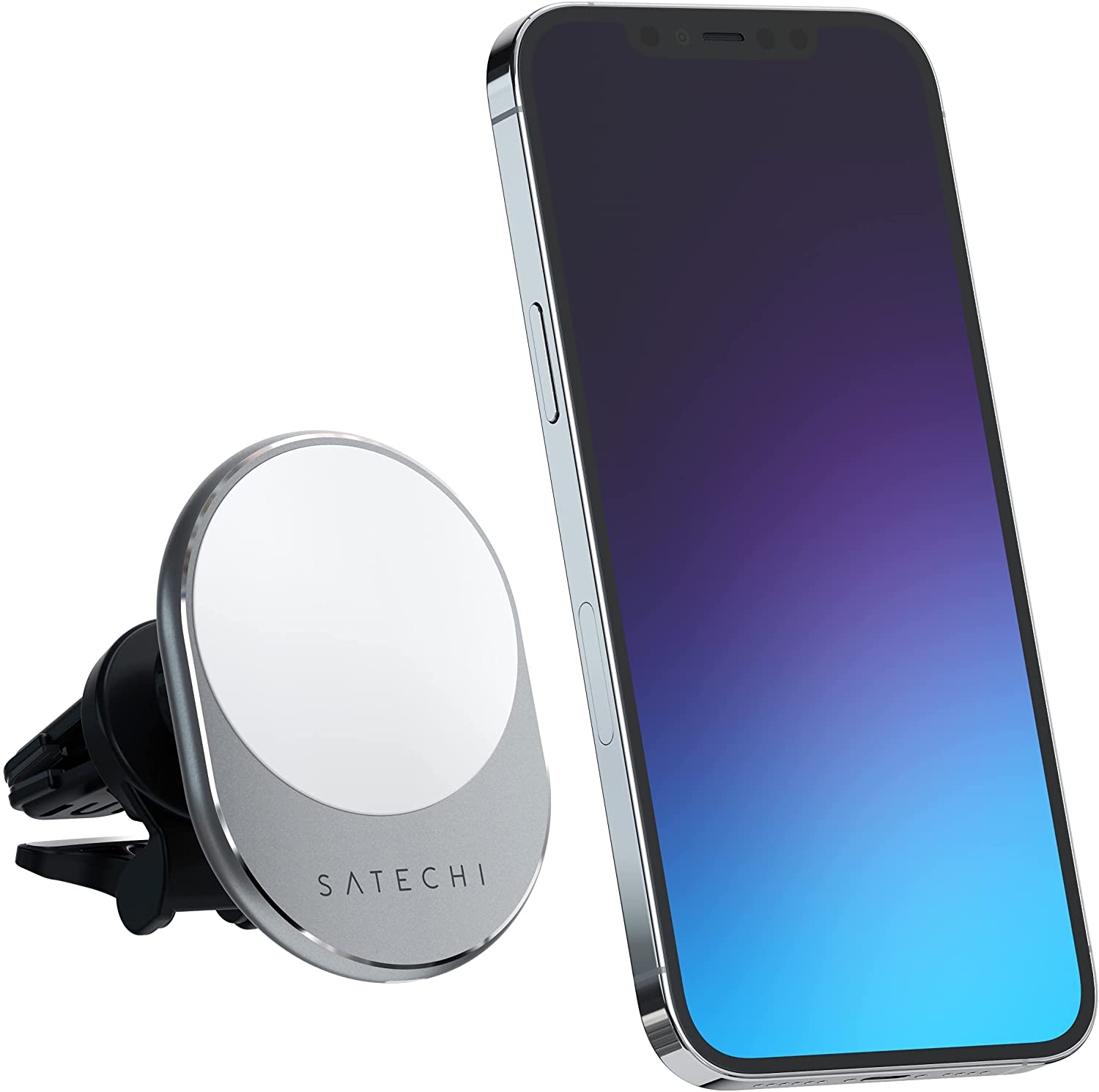 Satechi Magnetic Car Charger - Ασύρματος Φόρτιστης / Μαγνητική Βάση MagSafe για Αεραγωγούς Αυτοκινήτου - 7.5W 