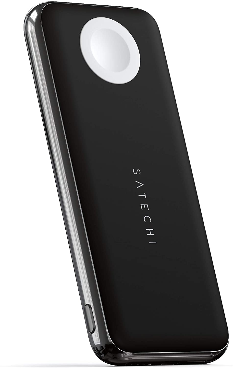 Satechi Quatro Wireless Power Bank - Φορητή Μπαταρία Ασύρματης Φόρτισης Qi με Type-C & USB-A για Apple Watch & Κινητά - 10,000mAh - Black