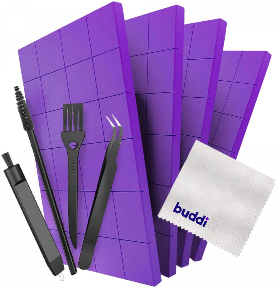 Σετ Καθαρισμού Συσκευών Buddi Fresh Cleaning Kit με Πλαστελίνη για Smartphone / Tablet / AirPods Purple