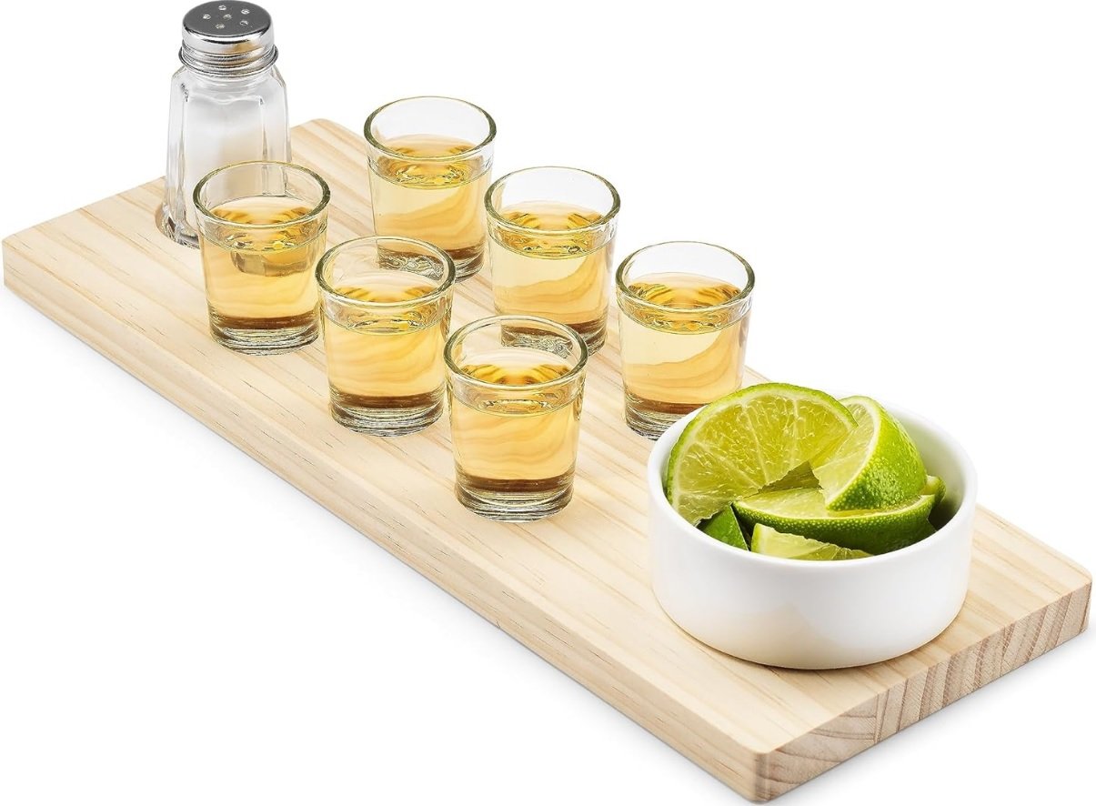 Σετ Σερβιρίσματος Τεκίλα The Source Connoisseur Creations Tequila Serving Set με 6 x Ποτήρια / Αλατιέρα & Μπολ 