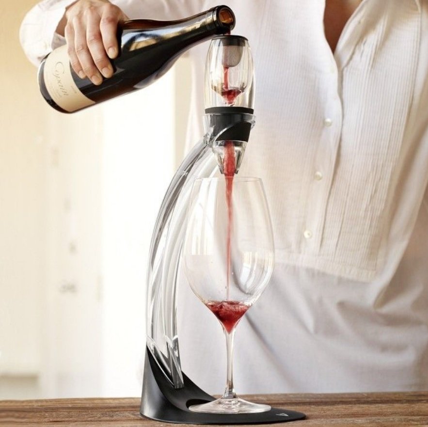 Συσκευή Αερισμού Κρασιού MikaMax Magic Wine Decanter Deluxe Εξαεριστήρας Κρασιού με Βάση Black
