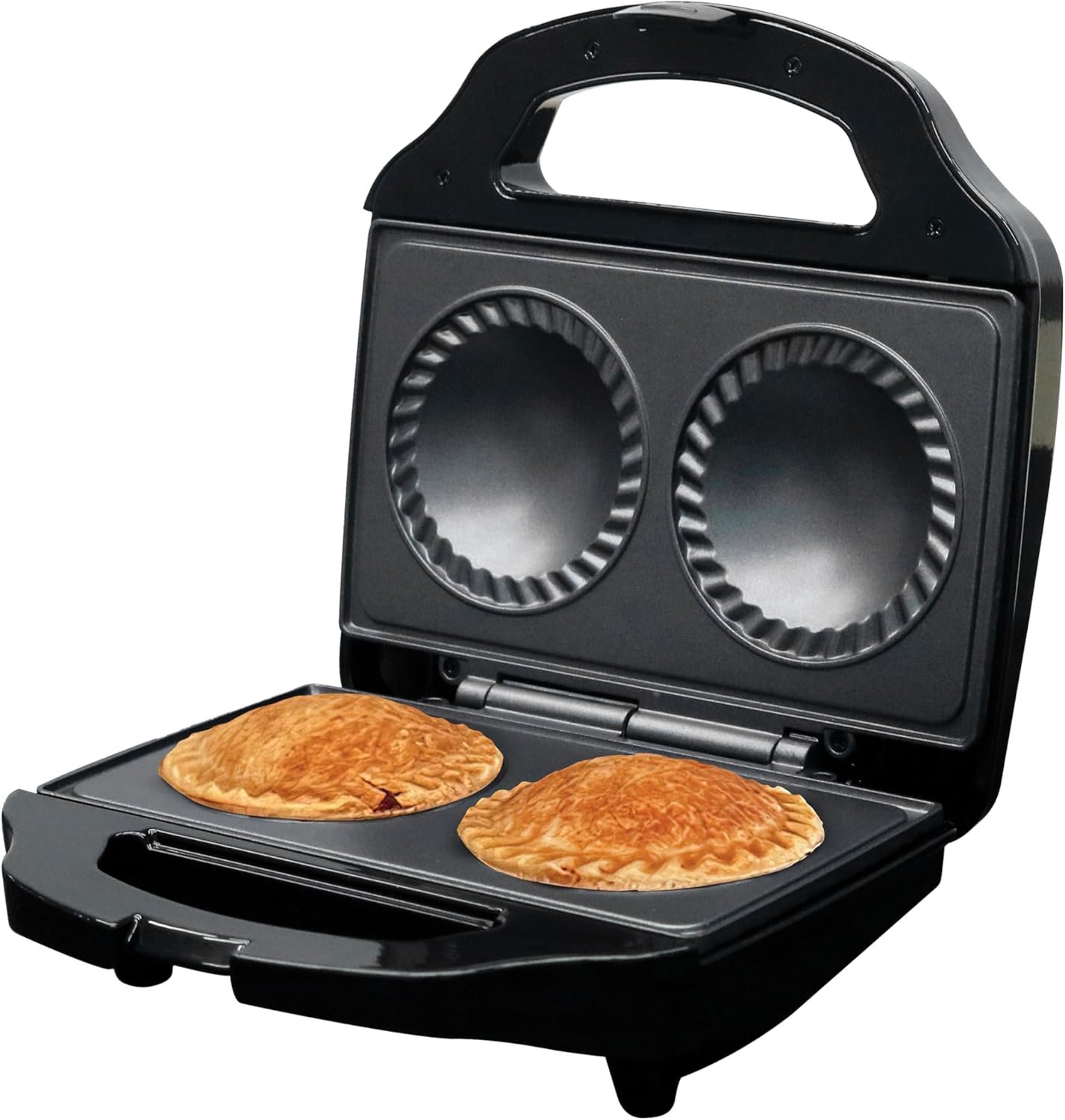 Συσκευή για Πίτες The Source Treat Factory Pie Maker Αντικολλητική Ψηστιέρα Black 